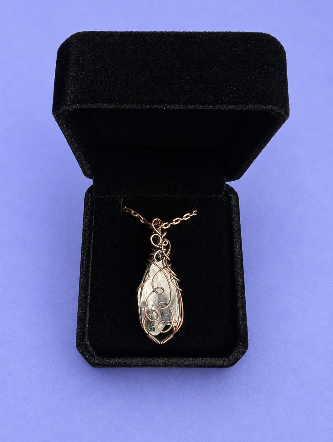 Double Point Quartz Pendant Necklace